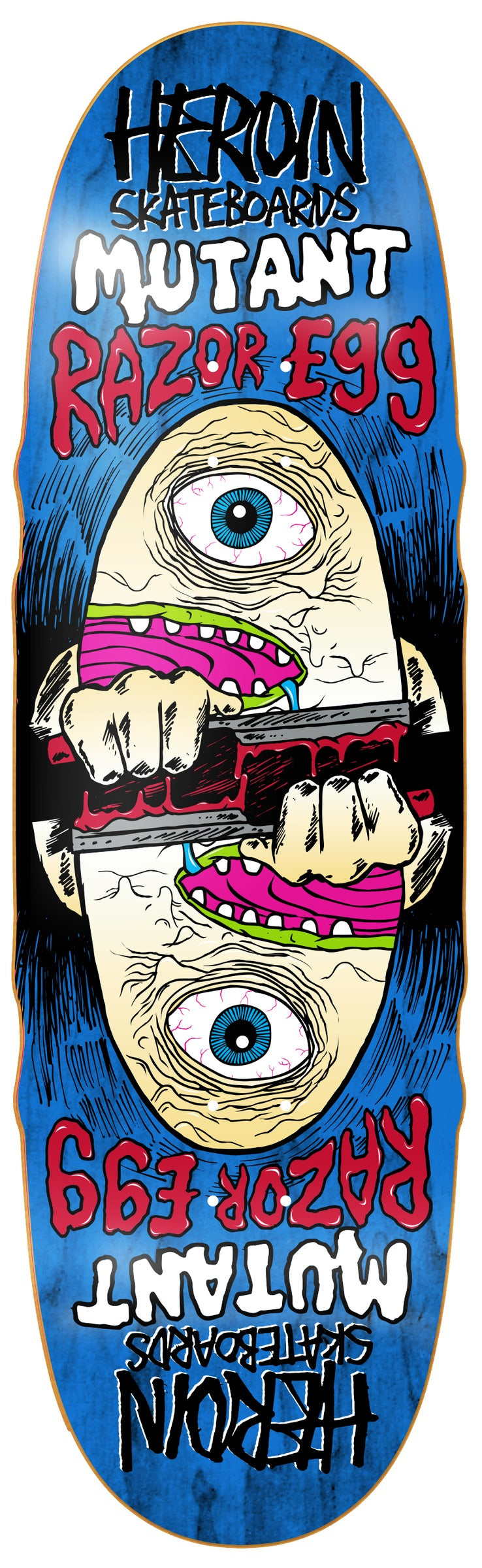 Heroin Mutant Razor Egg Deck - 9.5"