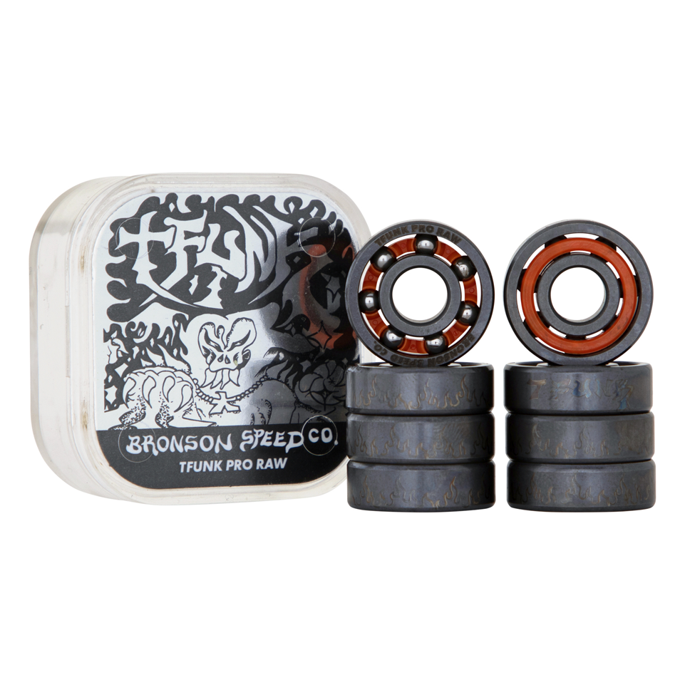Bronson T-Funk Pro RAW Bearings - Pack of 8