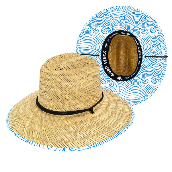 Peter Grim Wave Rush Straw Lifeguard Hat