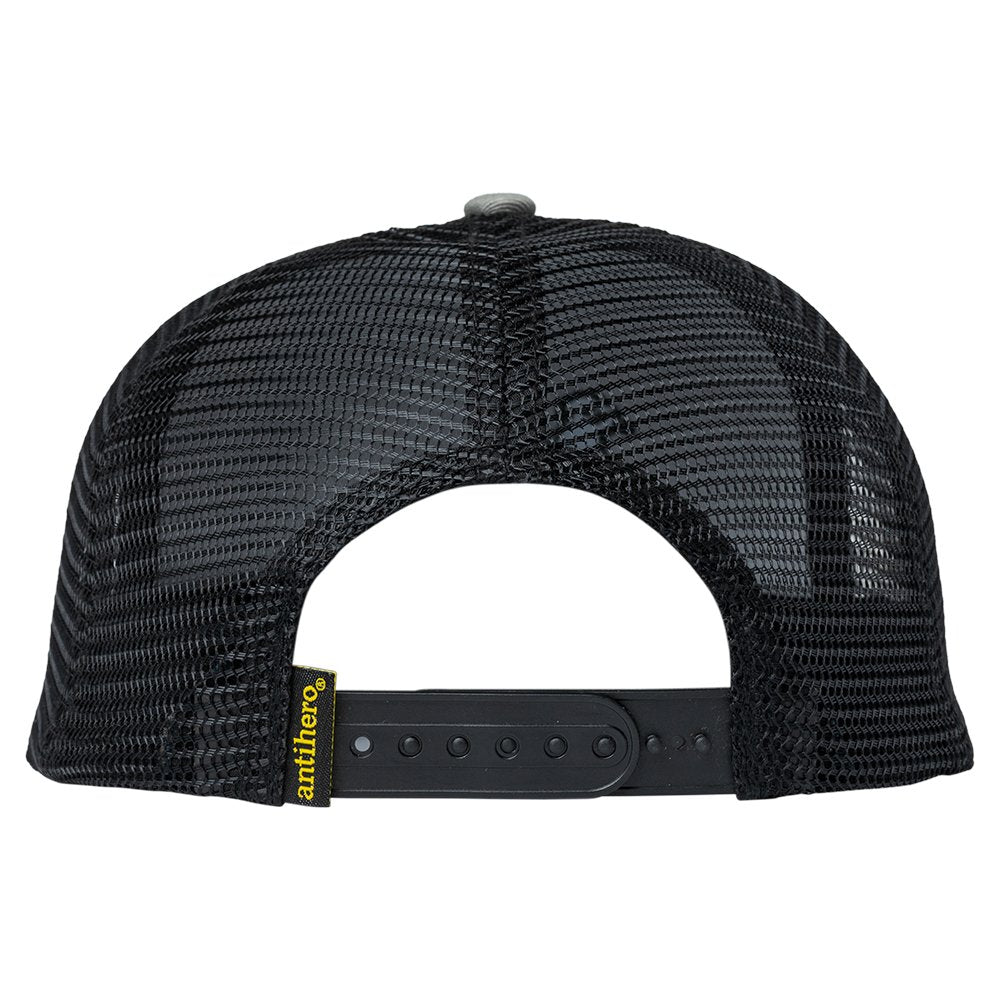 Antihero Basic Eagle Snapback Hat - Silver/ Black - Vault Board Shop Antihero