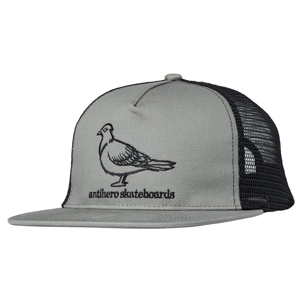 Antihero Basic Eagle Snapback Hat - Silver/ Black - Vault Board Shop Antihero