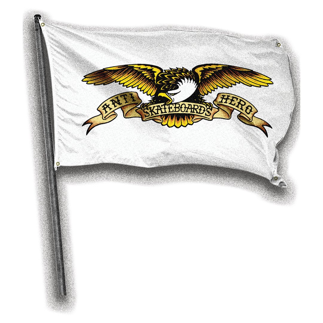 Antihero Eagle Banner - White - Vault Board Shop Antihero
