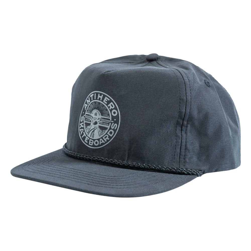 Antihero Stay Ready Hat - Black/ Reflective - Vault Board Shop Antihero