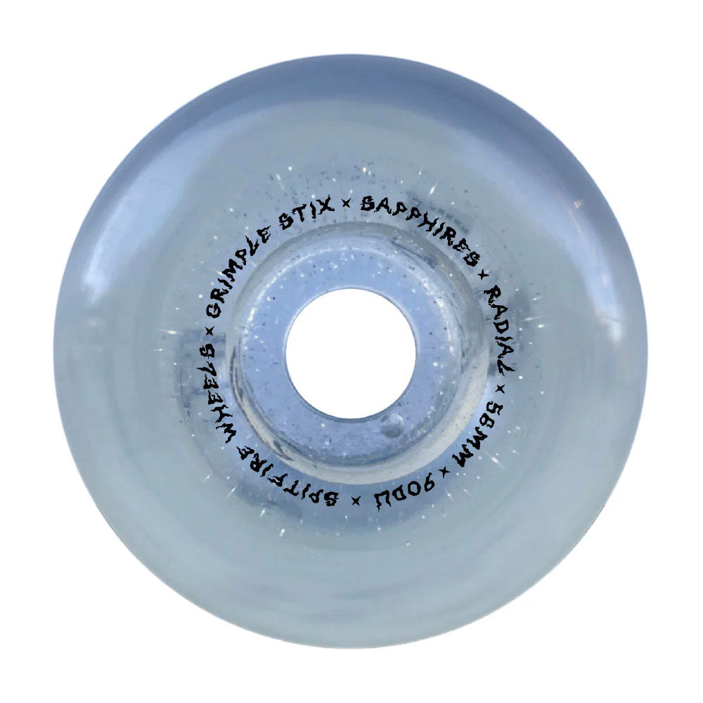Spitfire Sapphires Grimple Stix Clear/Galaxy 90D - 58mm