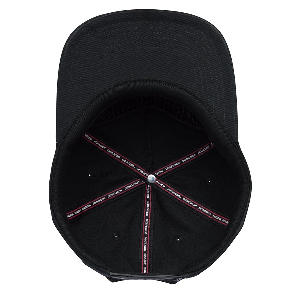 Independent Baseplate Snapback Hat - Black - Vault Board Shop Independent