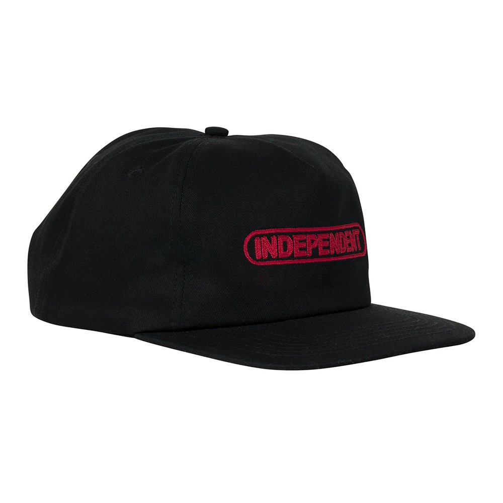 Independent Baseplate Snapback Hat - Black - Vault Board Shop Independent