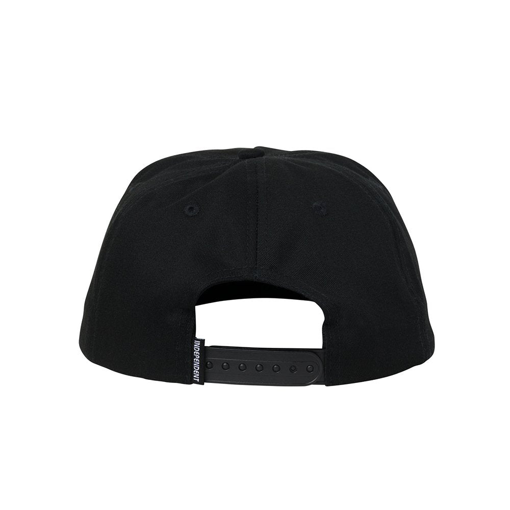 Independent Baseplate Snapback Hat - Black - Vault Board Shop Independent