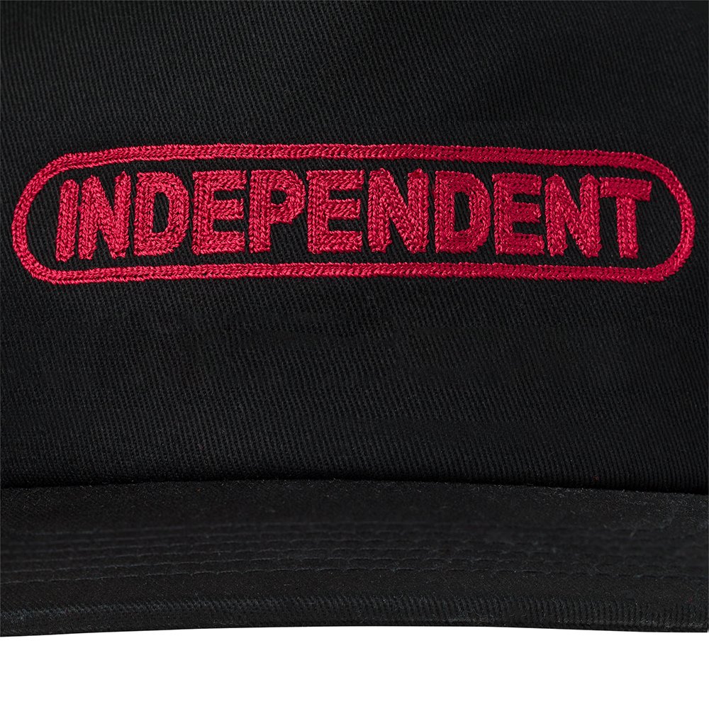 Independent Baseplate Snapback Hat - Black - Vault Board Shop Independent