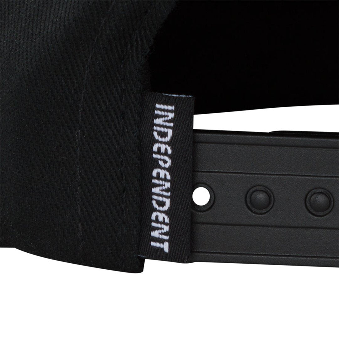 Independent B/C Groundwork Snapback Hat - Black - Vault Board Shop Independent