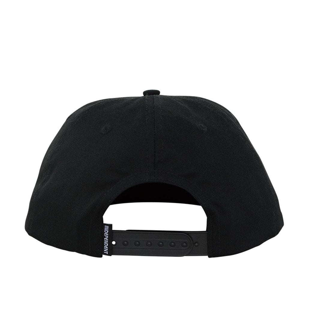 Independent B/C Groundwork Snapback Hat - Black - Vault Board Shop Independent