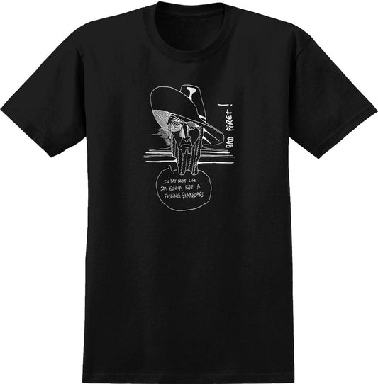 Krooked Piret Tee - Black/ White - Vault Board Shop Krooked