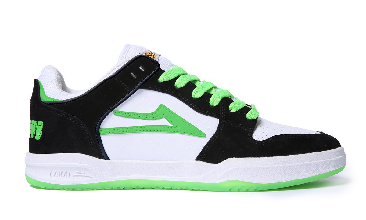 Lakai Telford Low Yeah Right - Black/ White Suede - Vault Board Shop Lakai