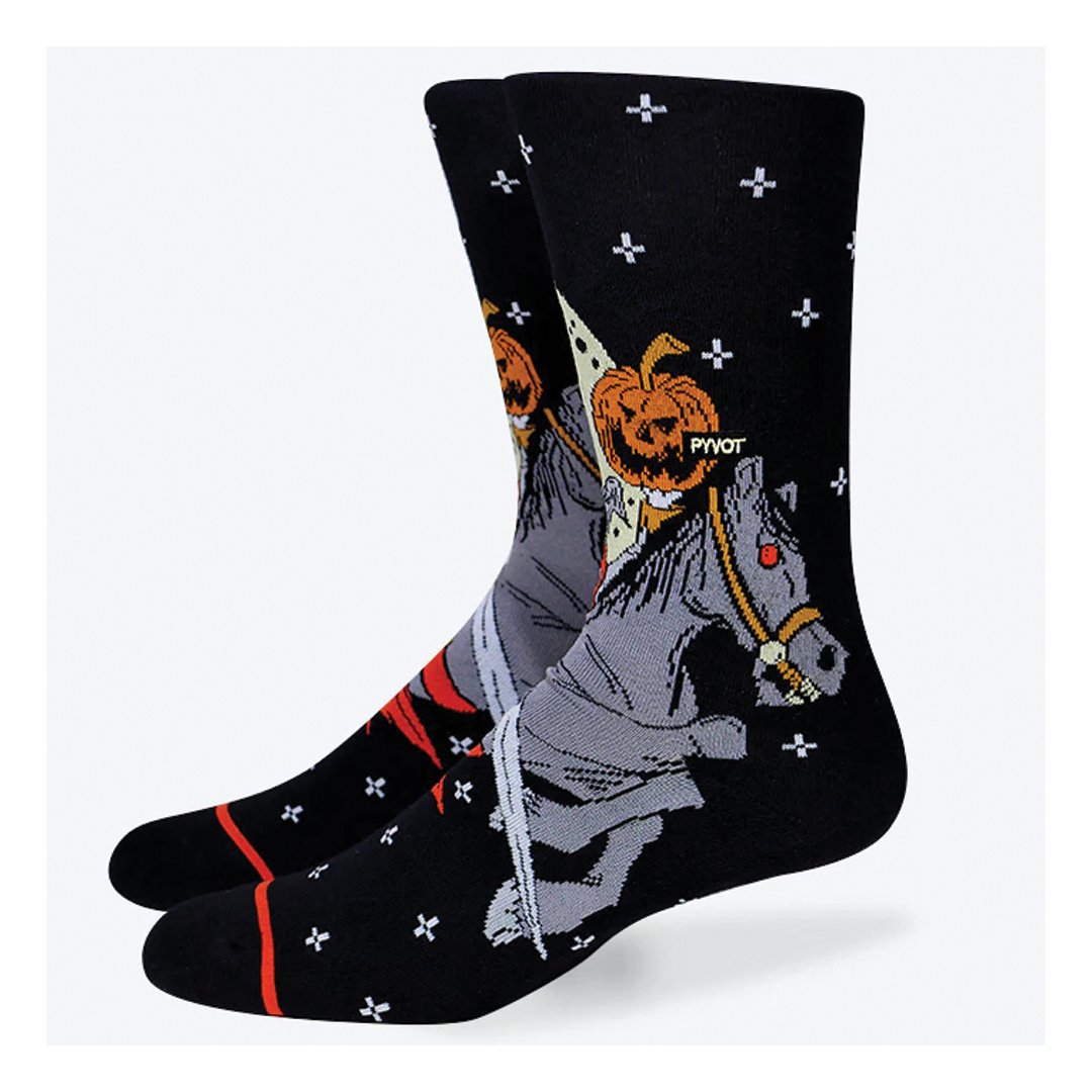 Pyvot Headless Rider Socks - Black/ Multi - Vault Board Shop Pyvot