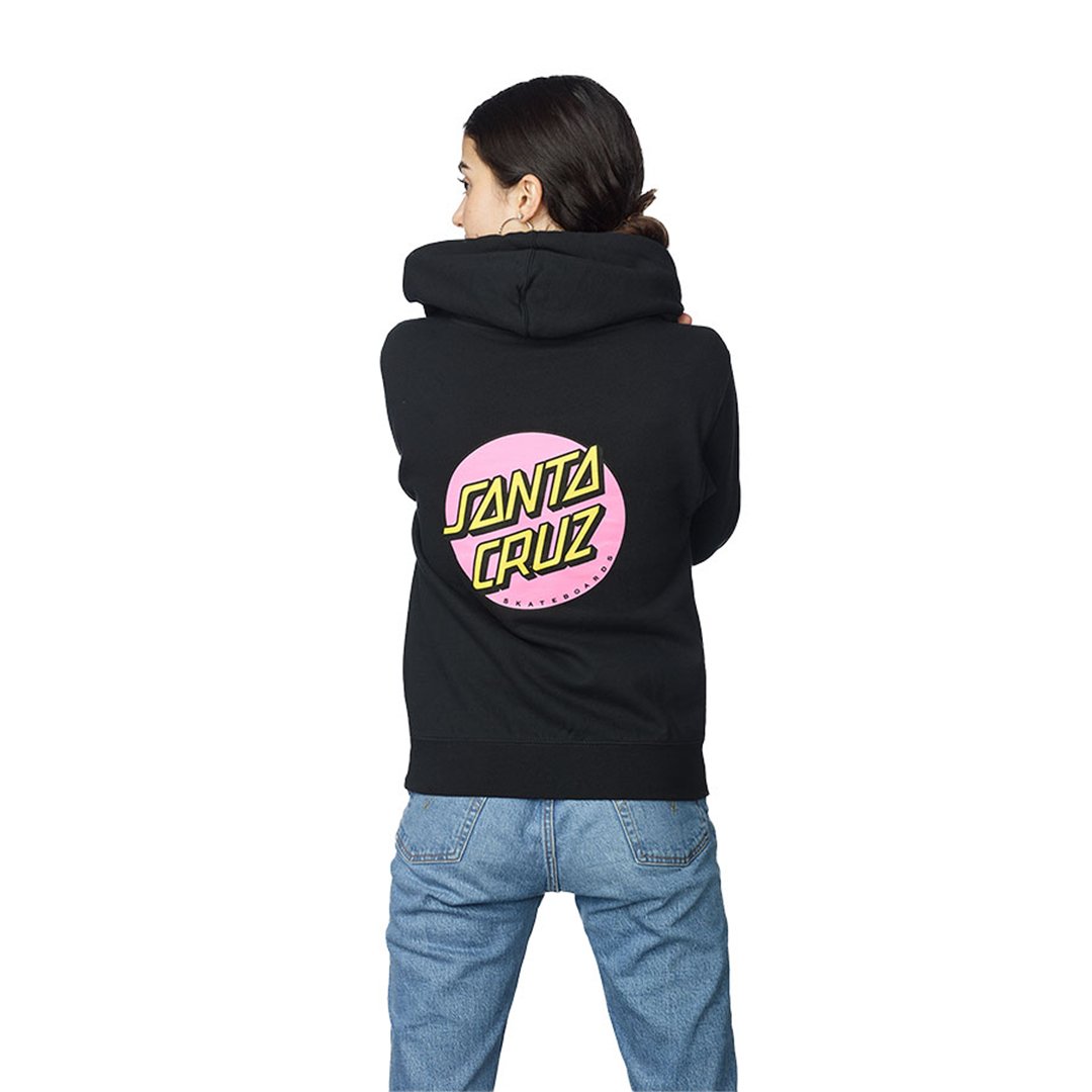 Santa Cruz Other Dot Midweight Hoodie Women's - Black - Vault Board Shop Santa Cruz