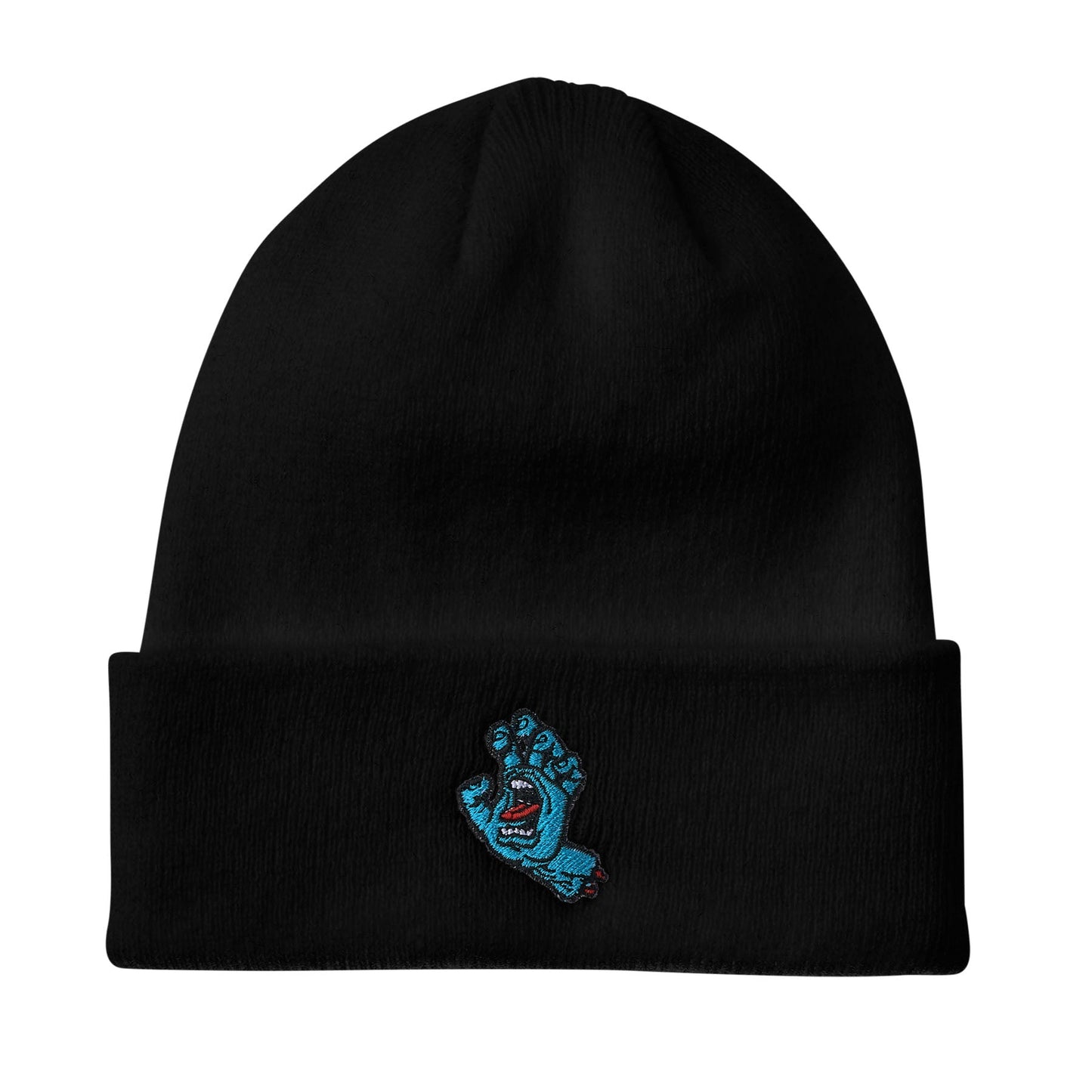 Santa Cruz Screaming Hand Beanie - Black - Vault Board Shop Santa Cruz
