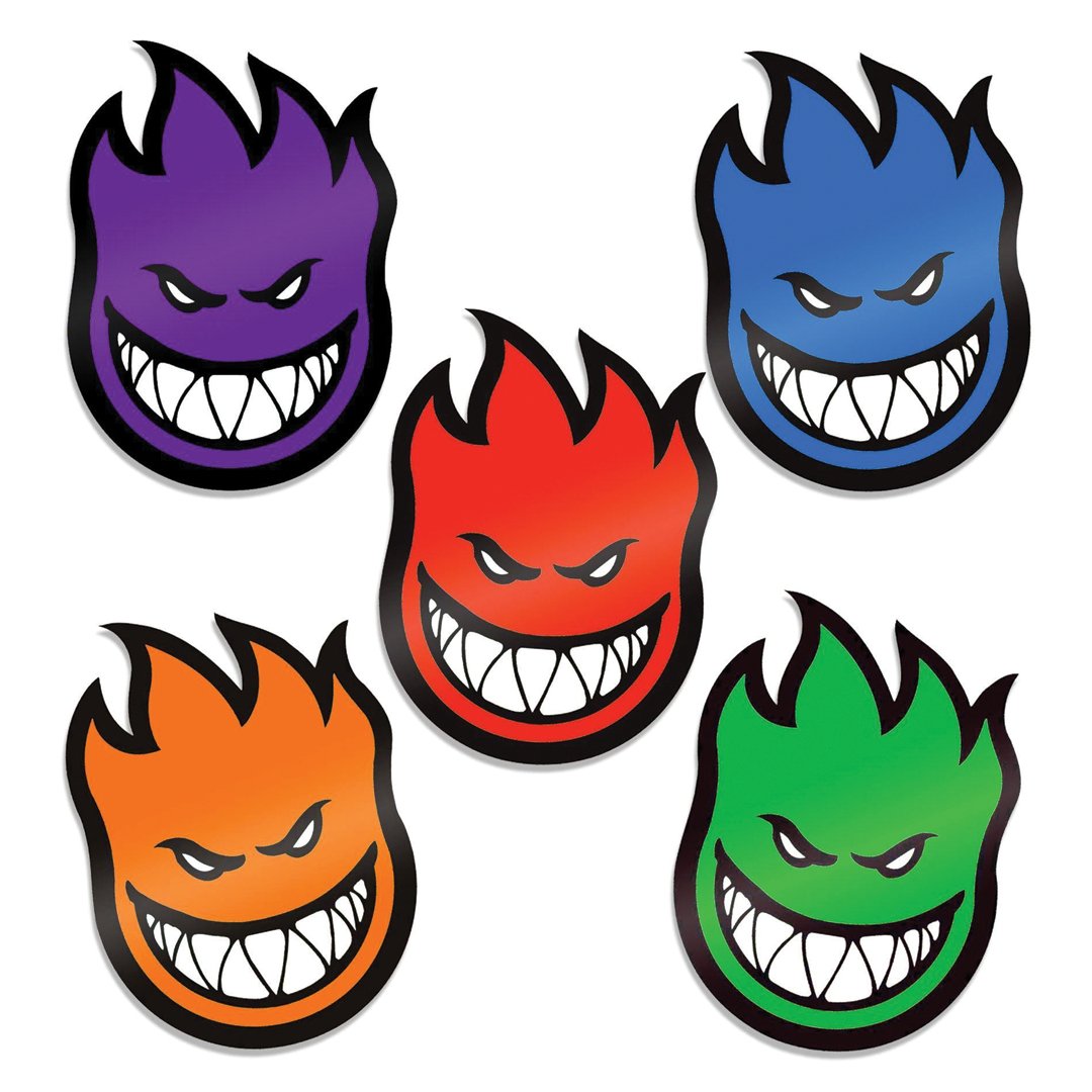 Spitfire Bighead Fireball Sticker Small 3" - Vault Board Shop Spitfire