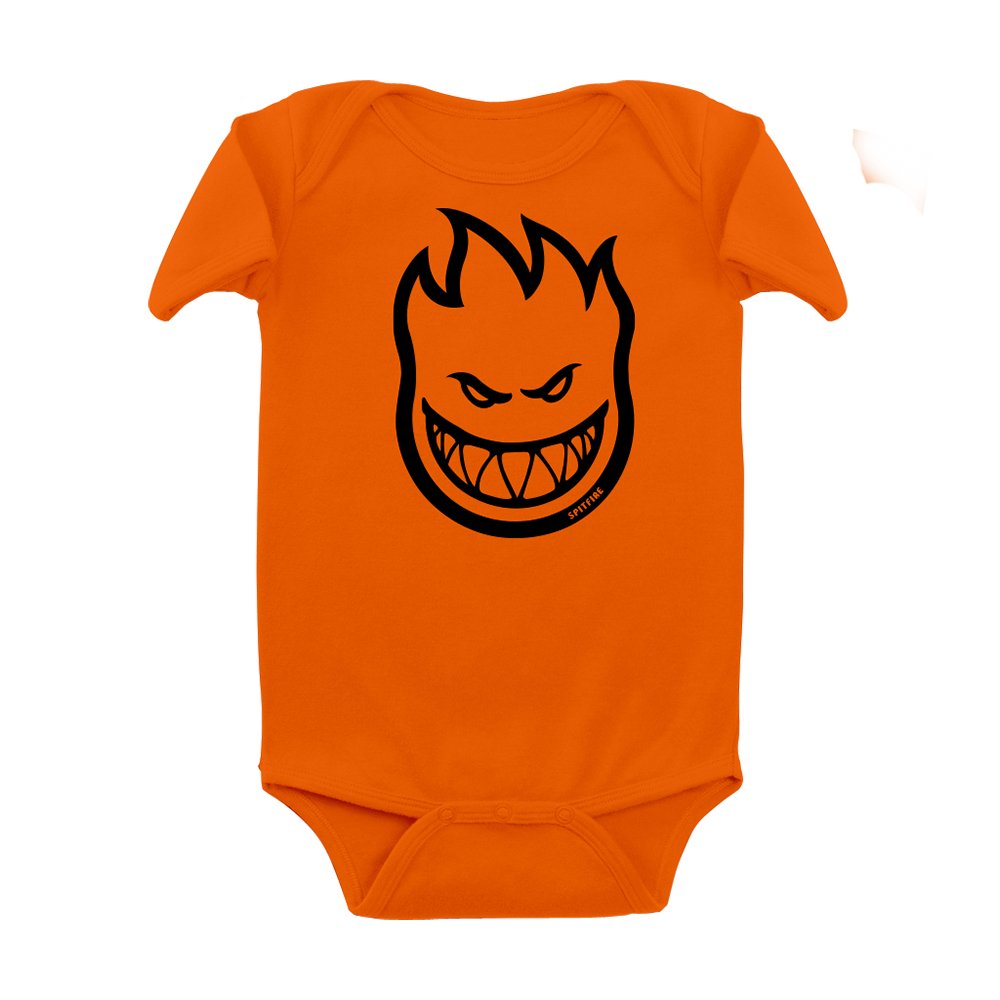 Spitfire Bighead Onesie - Orange/ Black - Vault Board Shop Spitfire