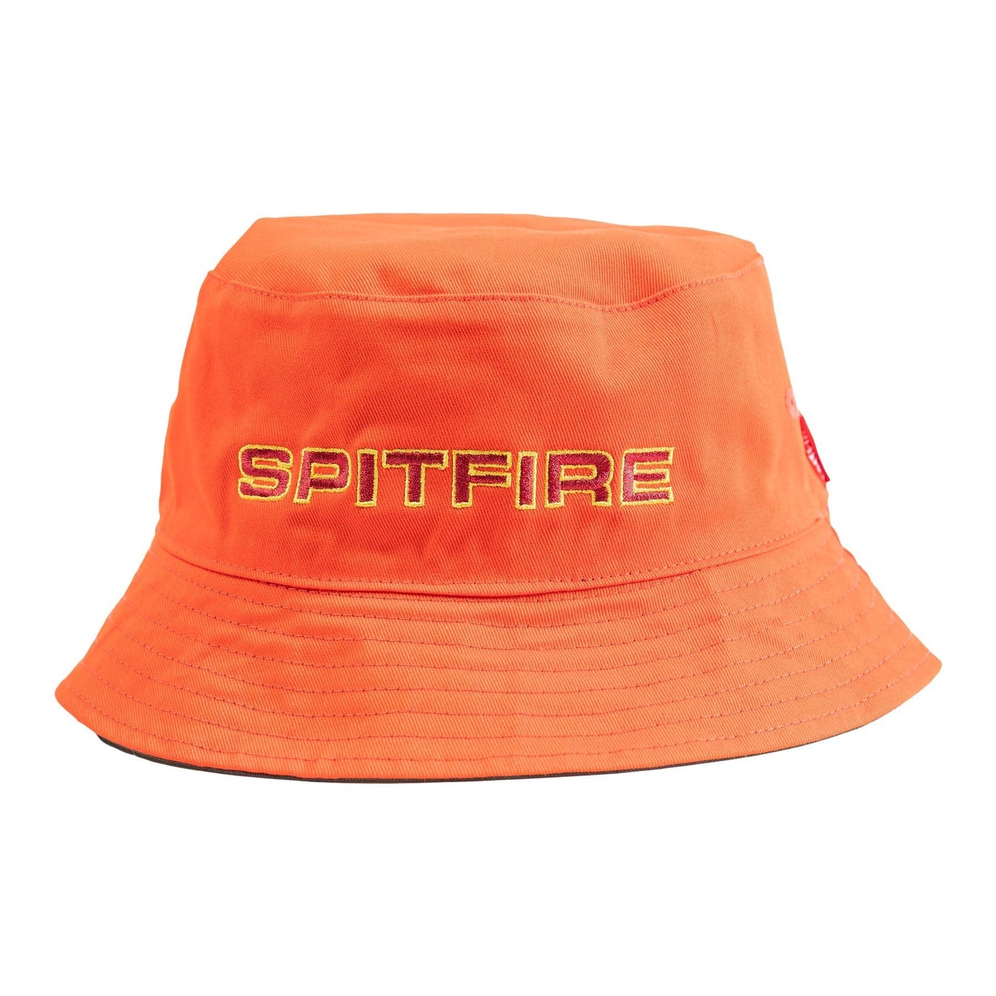Spitfire Classic '87 Bighead Fill Reversible Bucket Hat - Grey/ Orange - Vault Board Shop Spitfire