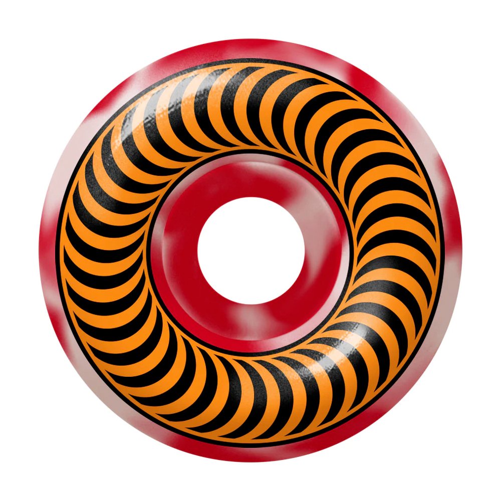 Spitfire Classic Swirl Wheels Red/ White 99d - 52mm - Vault Board Shop Spitfire
