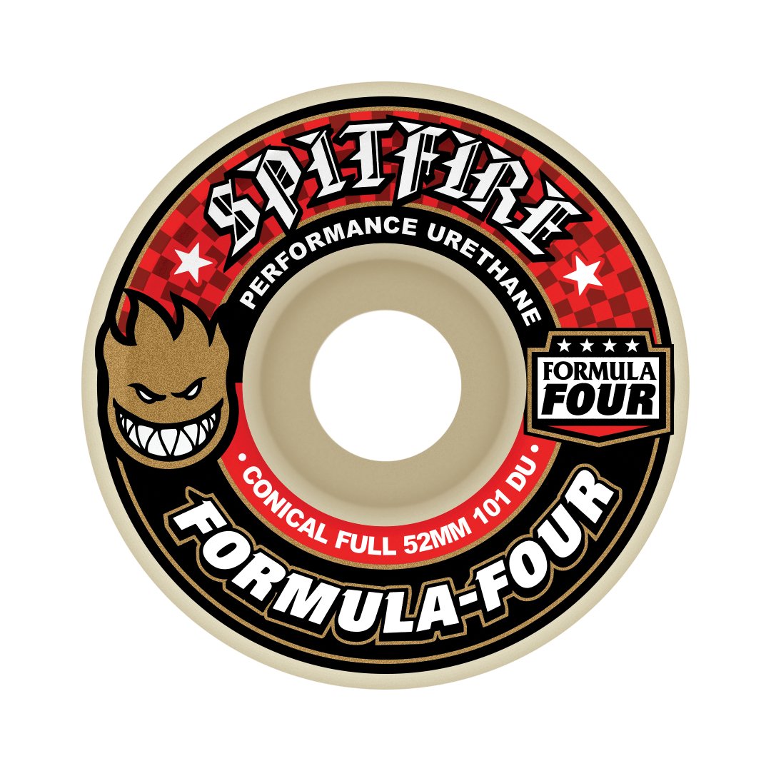 Spitfire Formula 4 Conical Full 101d - 54mm - Vault Board Shop Spitfire