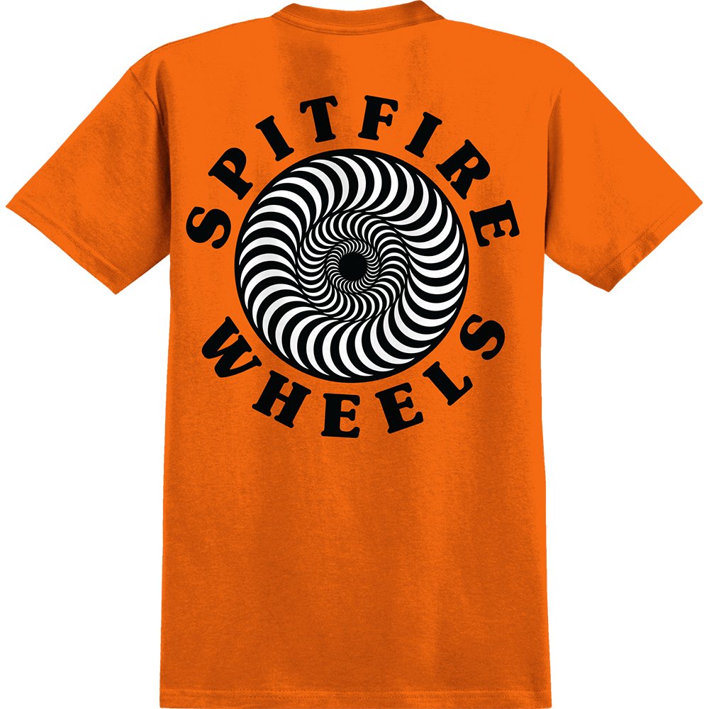 Spitfire Youth OG Classic Swirl Tee - Orange/ Black - Vault Board Shop Spitfire
