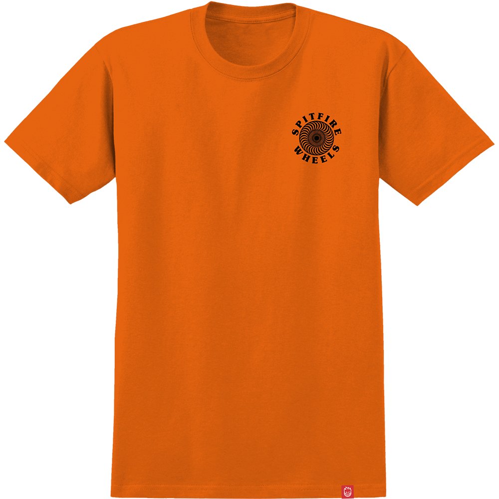 Spitfire Youth OG Classic Swirl Tee - Orange/ Black - Vault Board Shop Spitfire