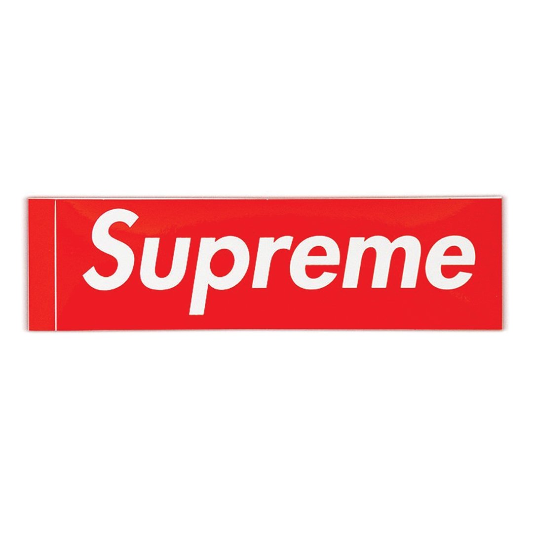 Supreme Smurf Box Logo shops Sticker Set