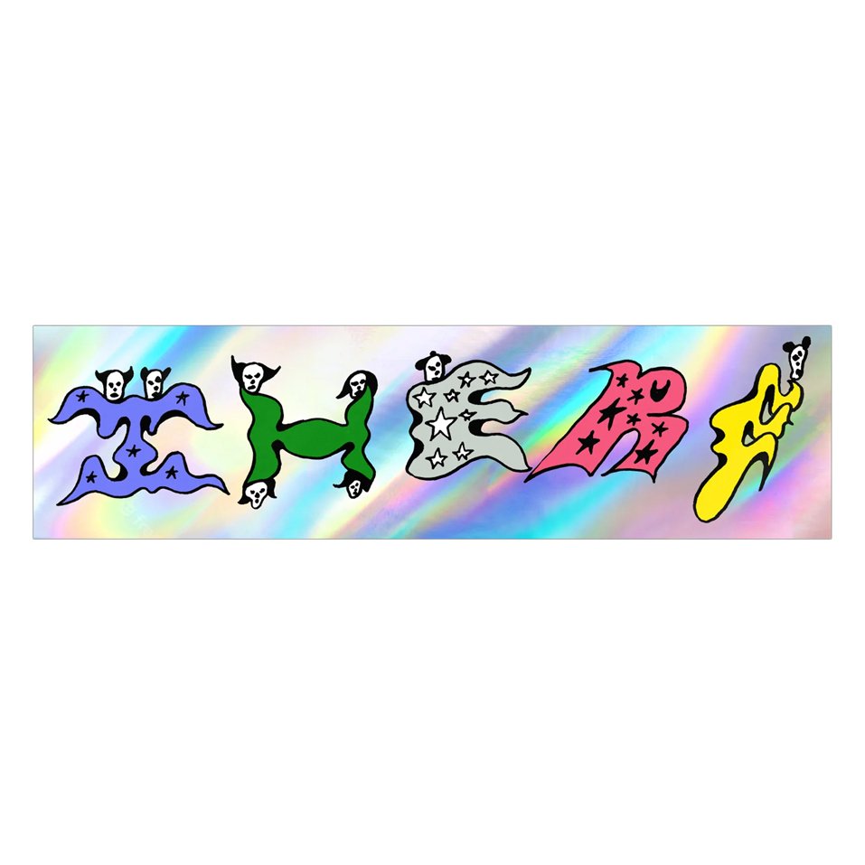 There Sidewalk Heads Holo Sticker 6" - Vault Board Shop There Skateboards