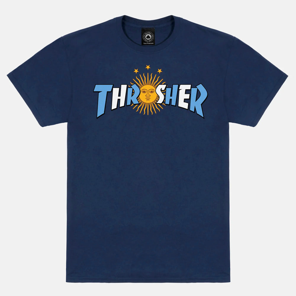 Thrasher Argentina Estrella Tee - Blue
