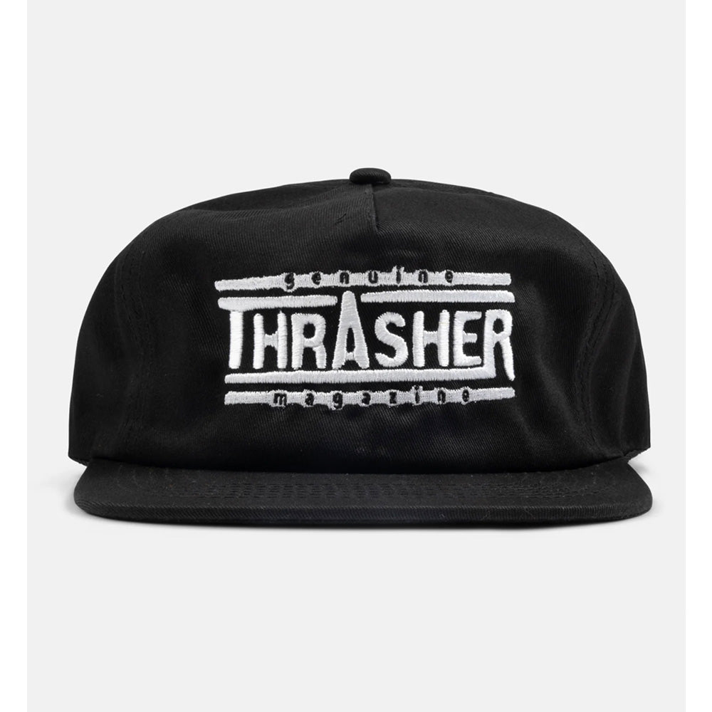 Thrasher Genuine Snapback Hat - Black