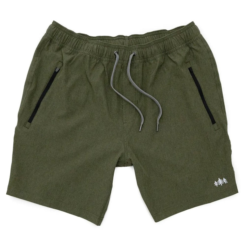 Tripine All Trek Shorts - Moss - Vault Board Shop Tripine