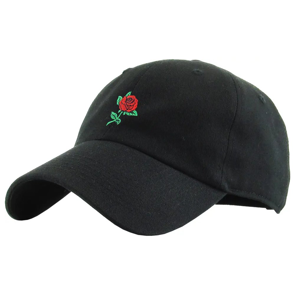Vault Rose Embroidered Hat - Various Colors - Vault Board Shop Vault
