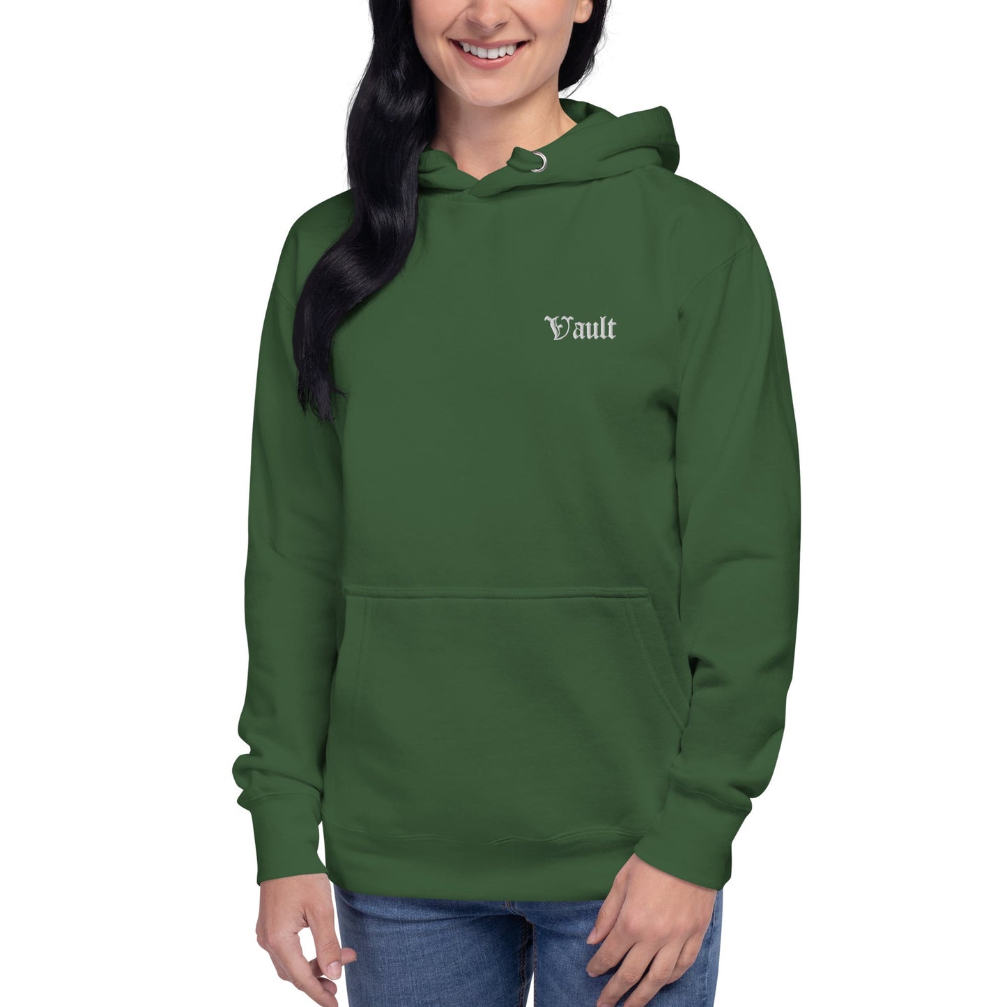 Vault Women's Old E Embroidered Hoodie - Multiple Colors - Vault Board Shop Vault Board Shop