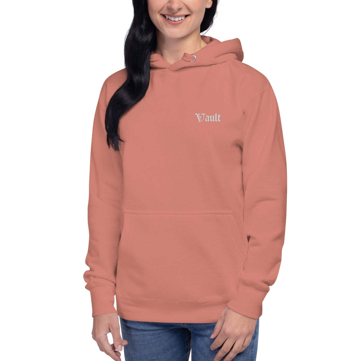 Vault Women's Old E Embroidered Hoodie - Multiple Colors - Vault Board Shop Vault Board Shop