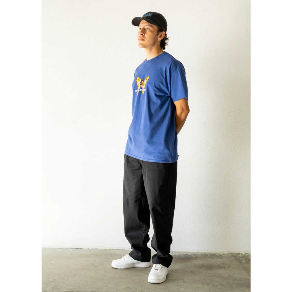 Welcome Principal Twill Elastic Pant - Black - Vault Board Shop Welcome