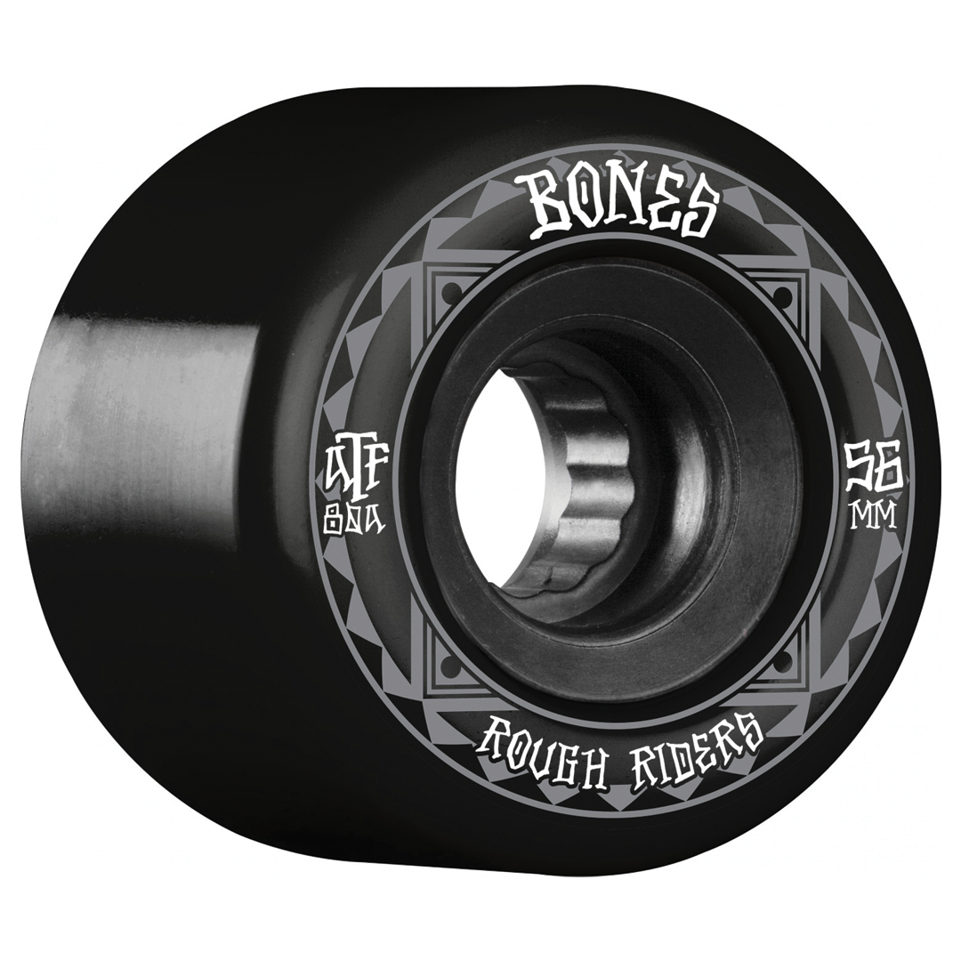 Bones Rough Rider Runners Black - 59mm