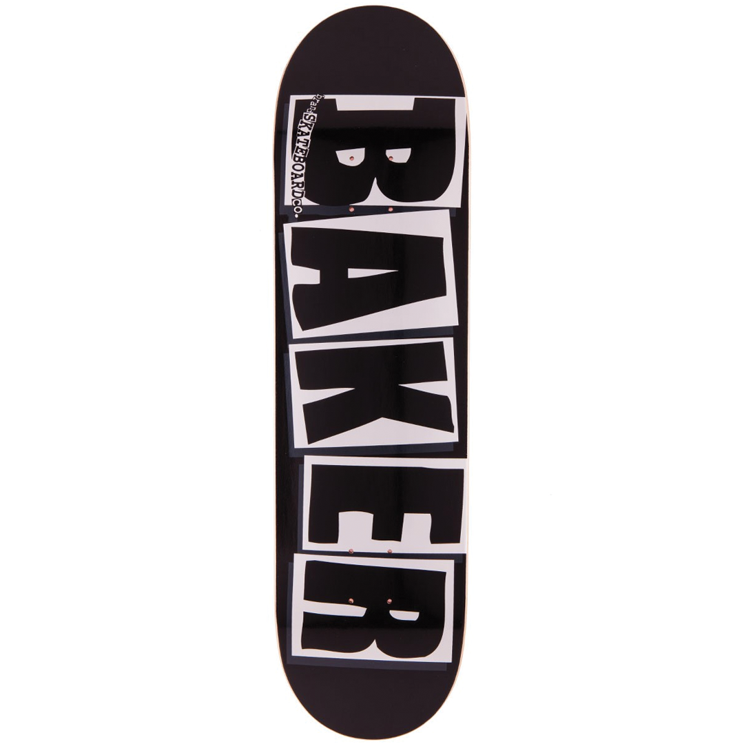 Baker Brand Logo Deck Black/White - 8.0"