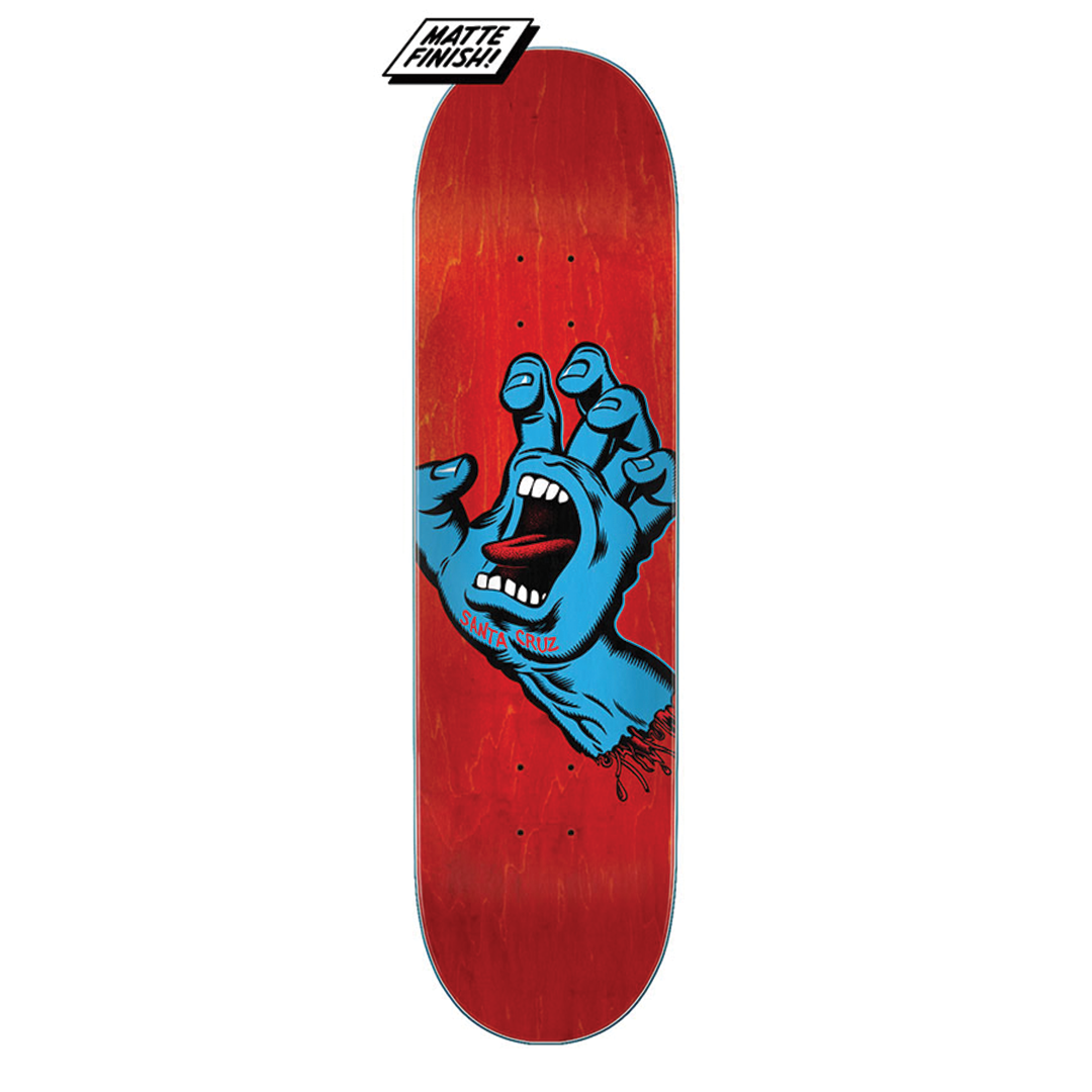 Santa Cruz Screaming Hand Deck - 8"