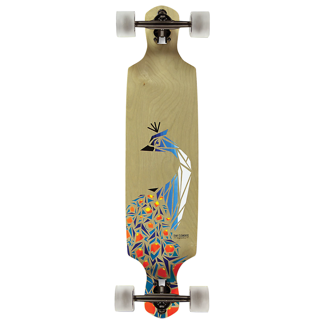 San Clemente Longboards Birds of Paradise Dropthrough - 36”