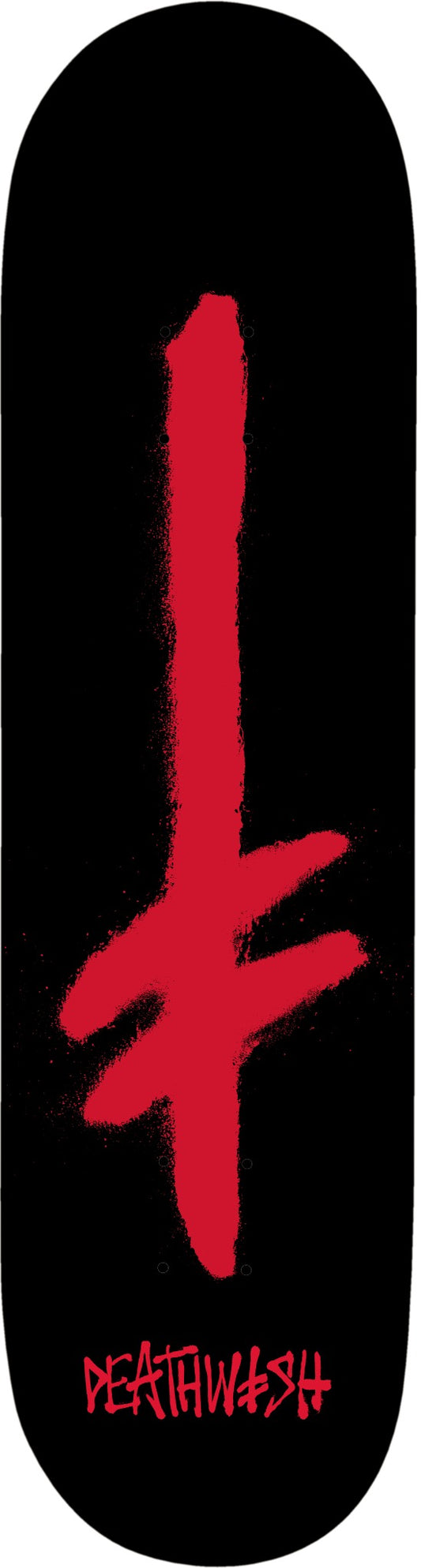 Deathwish Gang Spray Black/ Red - 8.0"