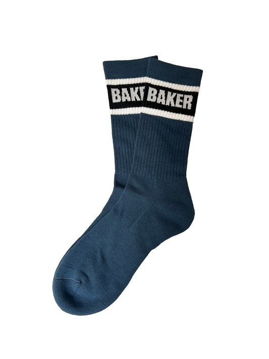 Baker Stripe Sock - Navy