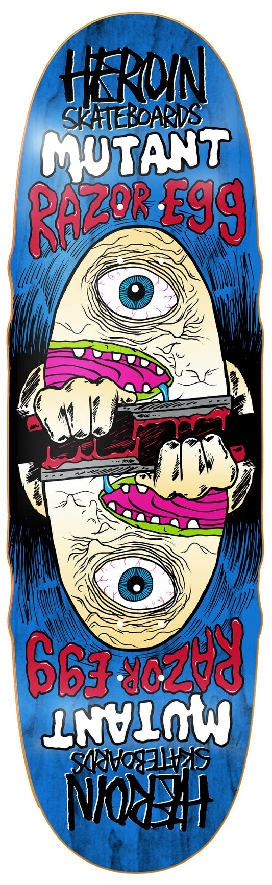 Heroin Mutant Razor Egg Deck - 9.5"
