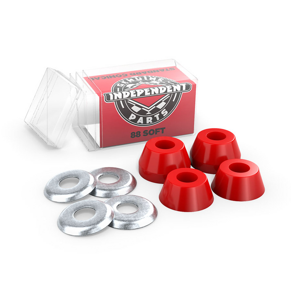 Independent Standard Conical Bushings Soft 88a - Red