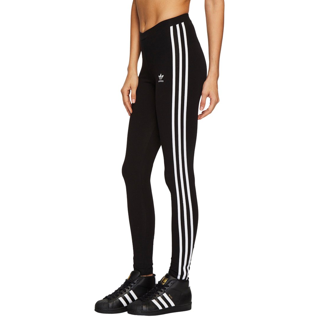 Adidas 3 - Stripe Leggings Women's - Black - Vault Board Shop Adidas