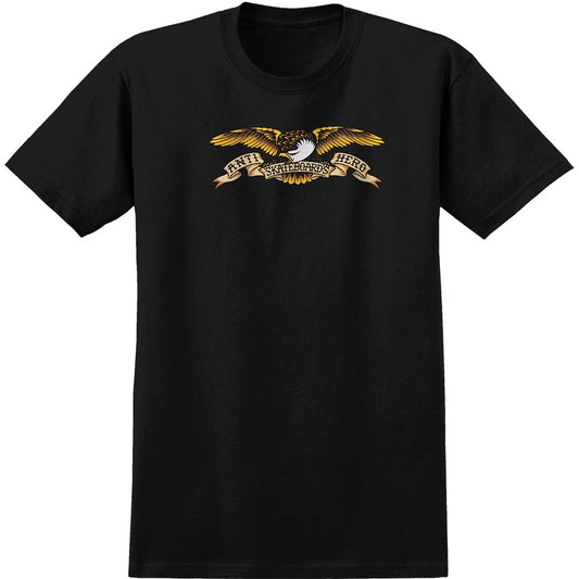 Antihero Basic Eagle Tee - Black - Vault Board Shop Antihero