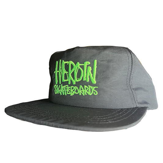 Heroin Script Nylon Snapback Black/ Green