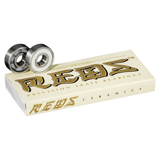 Bones Super Reds Ceramic Bearings - Pack of 8 - Vault Board Shop Bones
