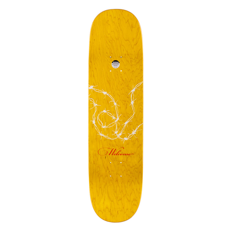 Welcome Cowgirl on Enenra Bone/ Gold Foil Deck - 8.5"
