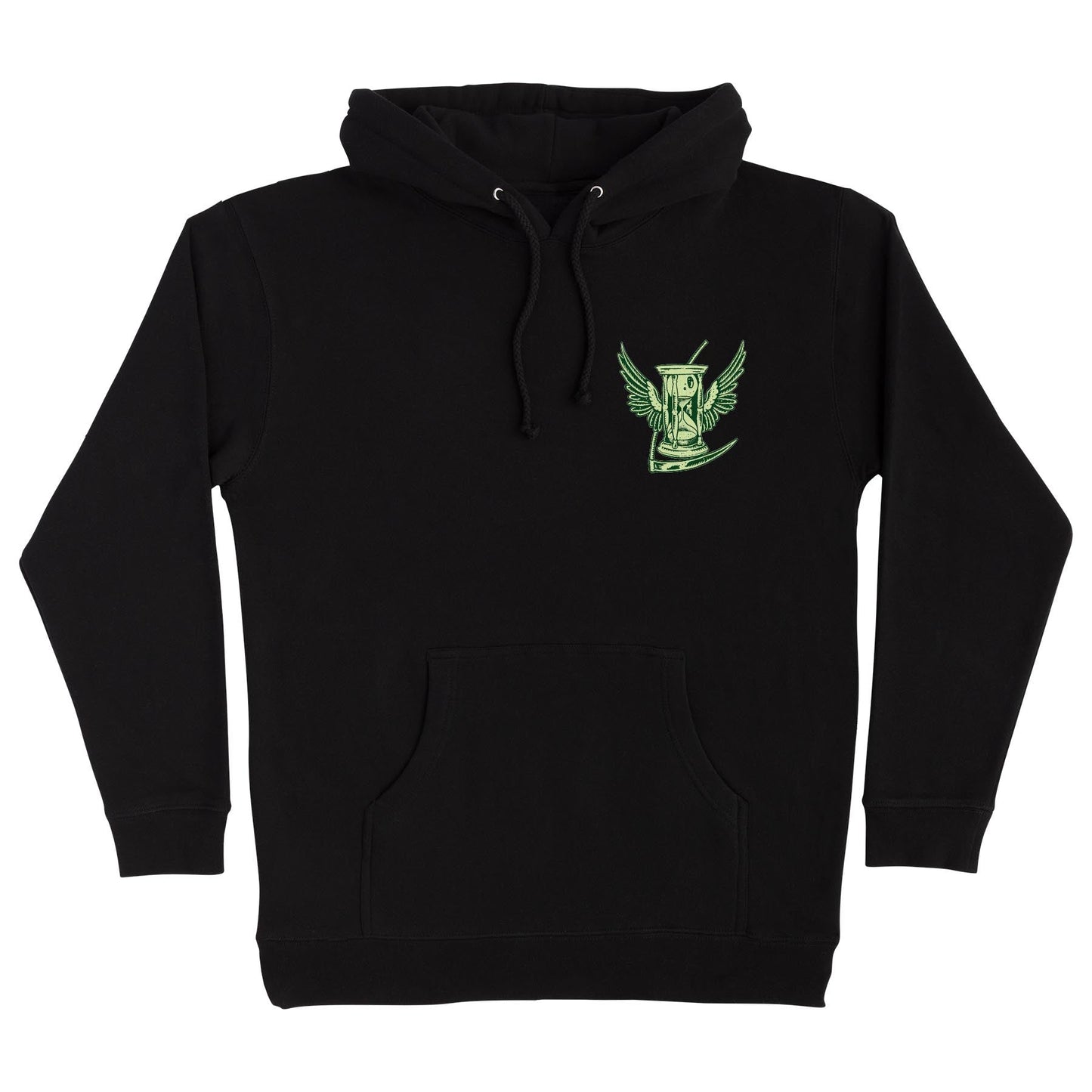 Creature Samaritan Heavyweight Hoodie Men's - Black - Vault Board Shop Creature