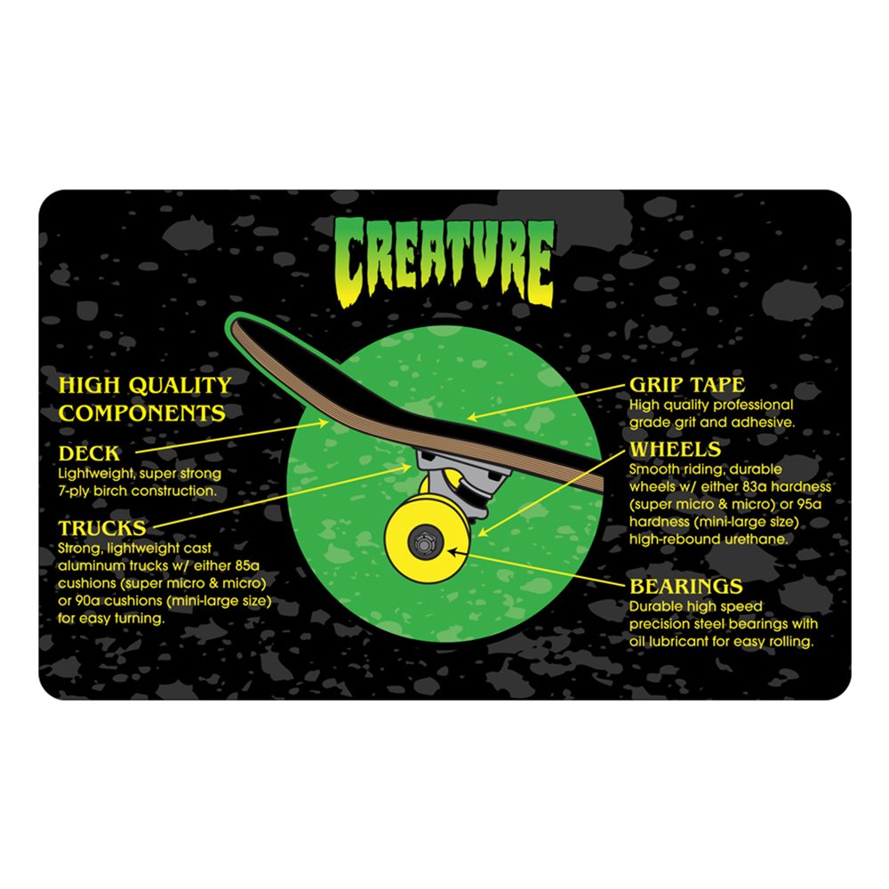 Creature The Thing Micro Complete Skateboard - 7.5" - Vault Board Shop Creature